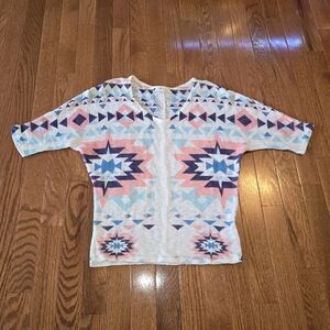 Boho style tshirt top.